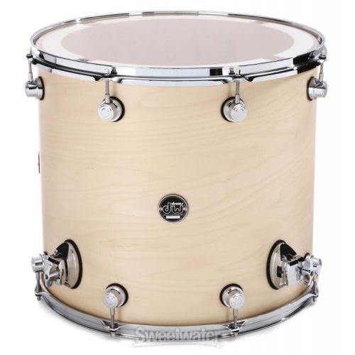  DW Performance Series Floor Tom - 16 x 18 inch - Natural Satin Oil - Sweetwater Exclusive