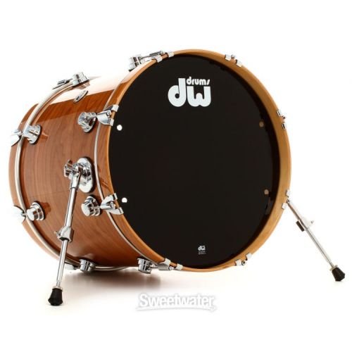  DW Collector's Series Lacquer Custom 5-piece Cherry Shell Pack - Natural Lacquer