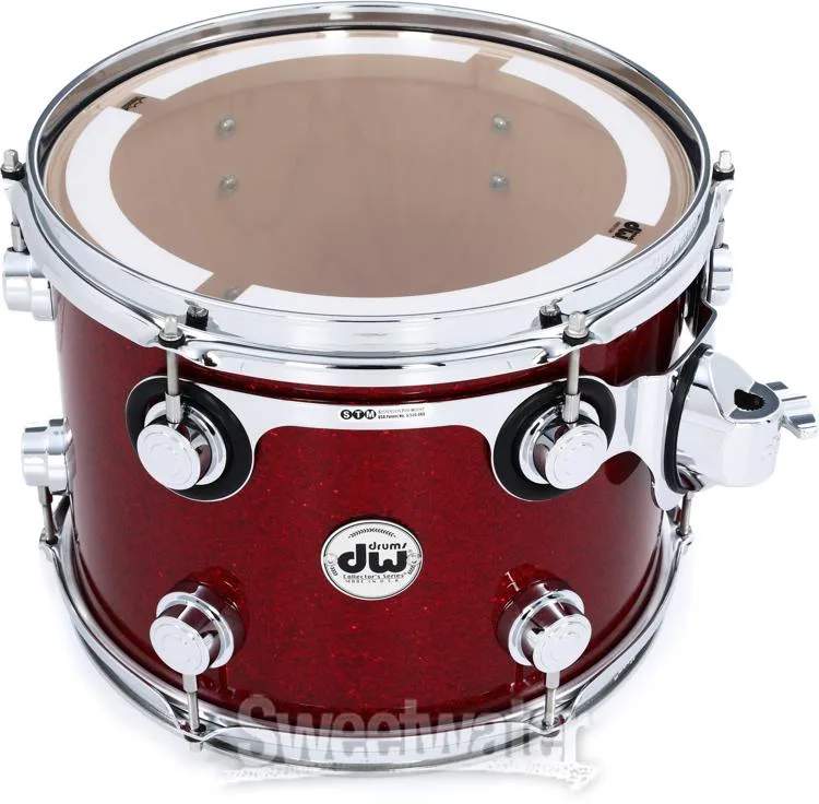  DW Collector's Series FinishPly 4-piece Shell Pack - Ruby Glass