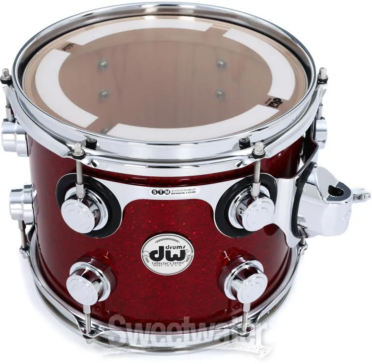  DW Collector's Series FinishPly 4-piece Shell Pack - Ruby Glass
