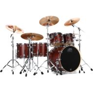 DW Performance Series 5-piece Shell Pack with 22 inch Bass Drum - Tobacco Satin Oil