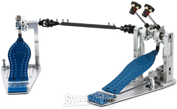  DW DWCPMCD2BL MCD Machined Chain Drive Double Bass Drum Pedal - Cobalt