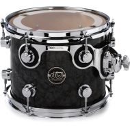 DW Performance Series Mounted Tom - 8 x 10 inch - Black Diamond FinishPly