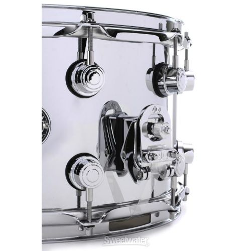  DW Performance Series Steel 8 x 14-inch Snare Drum - Polished