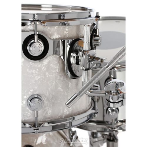  DW Performance Series 3-piece Shell Pack with 24 inch Bass Drum - White Marine FinishPly