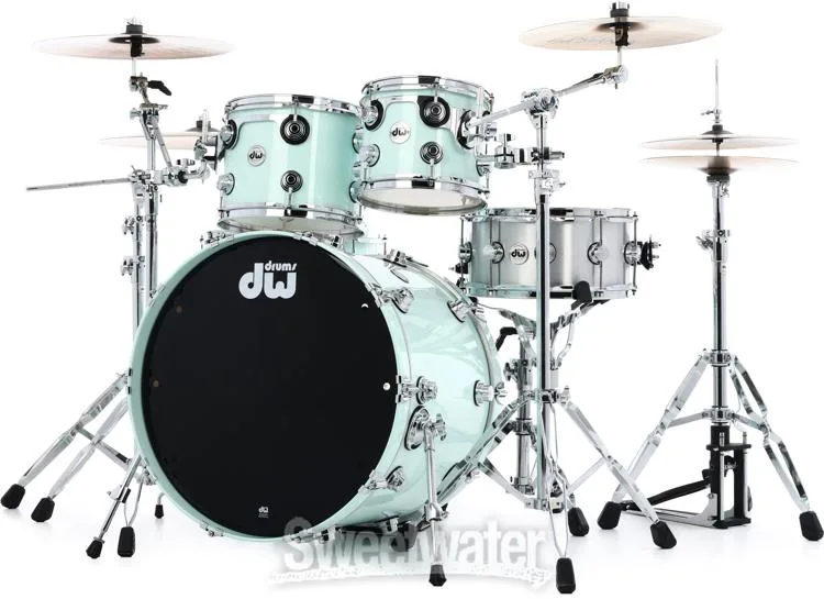  DW Collector's Series Lacquer 4-piece Shell Pack - Pale Jade