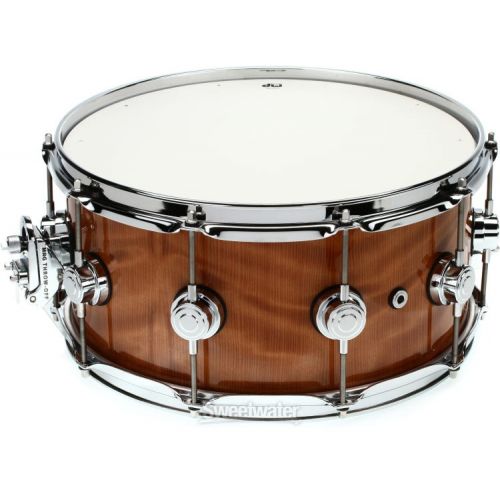  DW Collector's Series Exotic Snare Drum - 6.5 x 14-inch - Redwood Stump