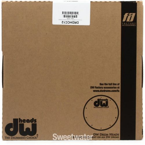  DW Coated/Clear Drumhead - 12 inch