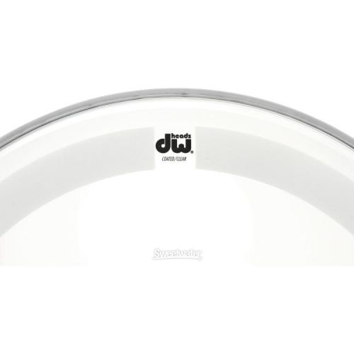  DW Coated/Clear Drumhead - 12 inch