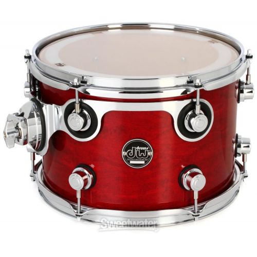  DW Performance Series Mounted Tom - 8 x 12 inch - Cherry Stain Lacquer