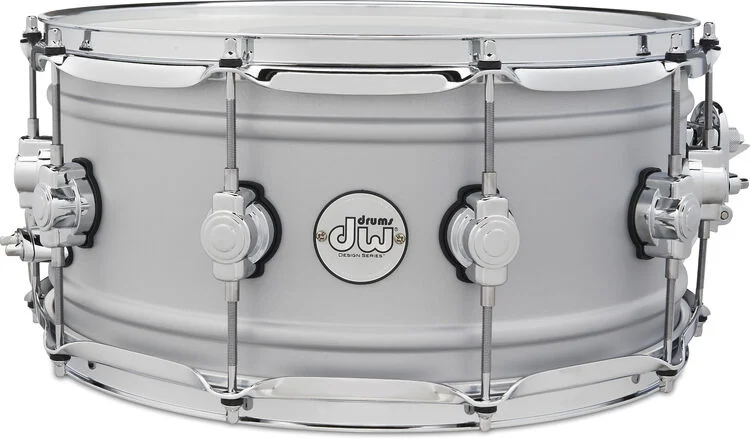  DW Design Series Aluminum Snare Drum - 6.5 x 14-inch - Matte