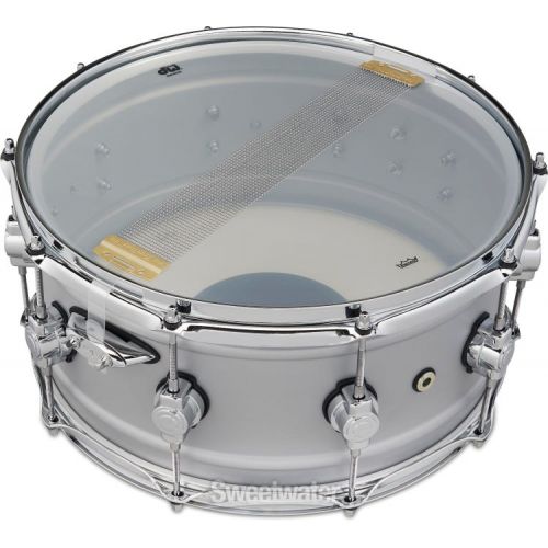  DW Design Series Aluminum Snare Drum - 6.5 x 14-inch - Matte