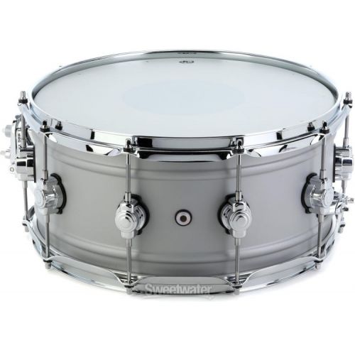  DW Design Series Aluminum Snare Drum - 6.5 x 14-inch - Matte