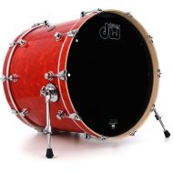 DW Performance Series Bass Drum - 18 x 22-inch - Tangerine Marine