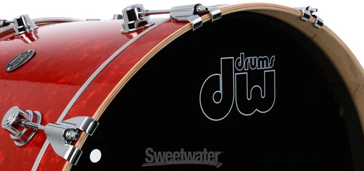  DW Performance Series Bass Drum - 18 x 22-inch - Tangerine Marine