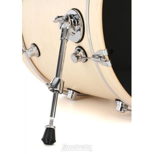  DW Performance Series Bass Drum - 14 x 18 inch - Natural Satin Oil - Sweetwater Exclusive