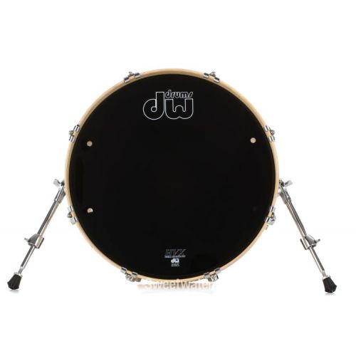  DW Performance Series Bass Drum - 14 x 18 inch - Natural Satin Oil - Sweetwater Exclusive