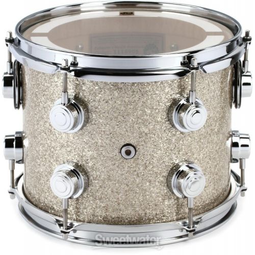  DW Collector's Series Mounted Tom - 8 x 10 inch - Broken Glass FinishPly