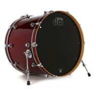 DW Performance Series Bass Drum - 18 x 24 inch - Cherry Stain Lacquer