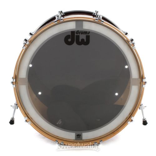  DW Performance Series Bass Drum - 18 x 24 inch - Cherry Stain Lacquer