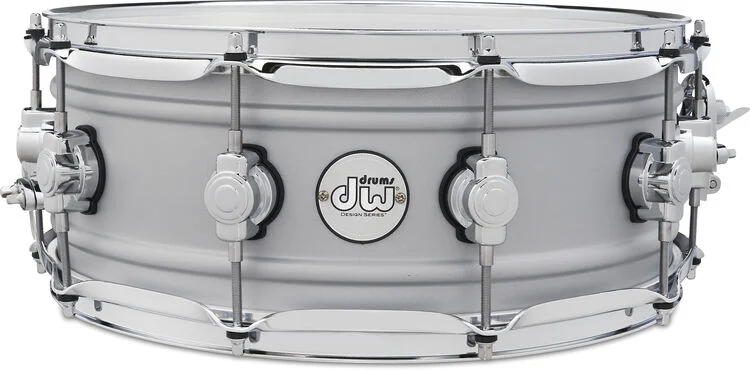  DW Design Series Aluminum Snare Drum - 5.5 x 14-inch - Matte