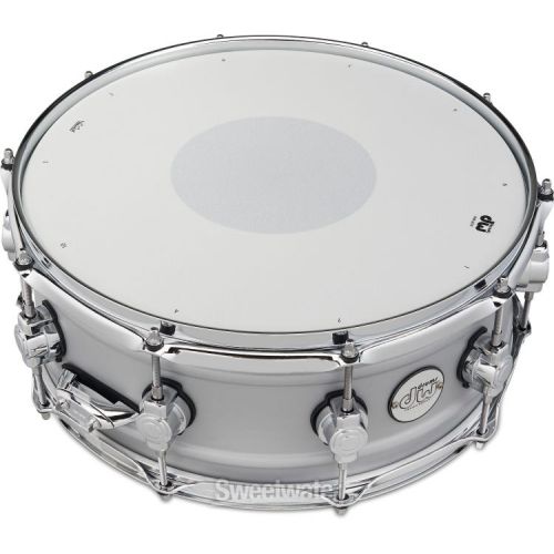  DW Design Series Aluminum Snare Drum - 5.5 x 14-inch - Matte