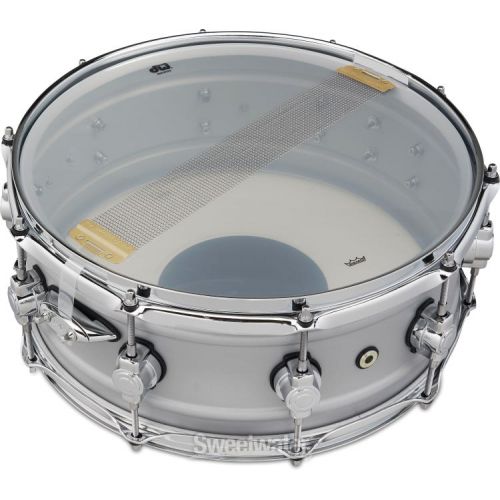  DW Design Series Aluminum Snare Drum - 5.5 x 14-inch - Matte