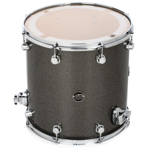  DW Performance Series Floor Tom - 16 x 16 inch - Pewter Sparkle FinishPly