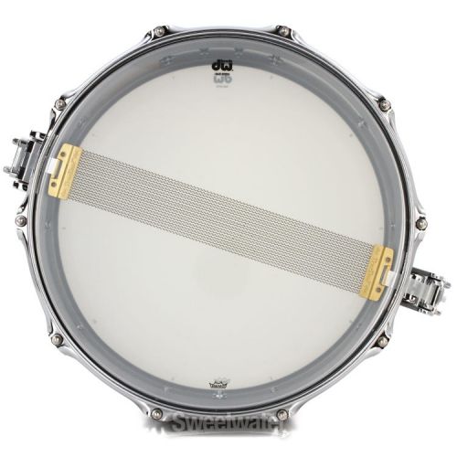  DW Collector's Series Metal Snare - 6.5 x 14 inch - Brushed Aluminum