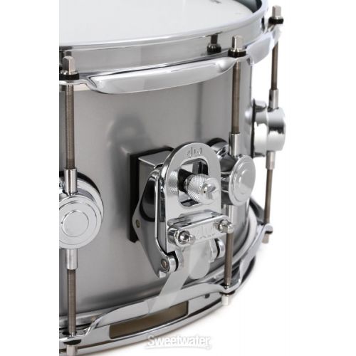  DW Collector's Series Metal Snare - 6.5 x 14 inch - Brushed Aluminum