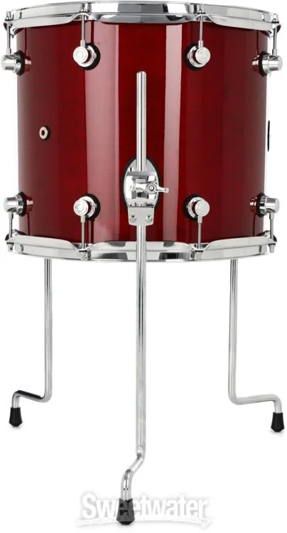  DW Design Series Floor Tom - 12 x 14 inch - Cherry Stain