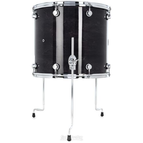  DW Performance Series Floor Tom - 16 x 18 inch - Ebony Stain Lacquer