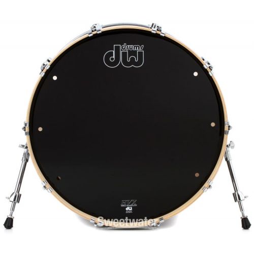  DW Performance Series Bass Drum - 14 x 24 inch - Pewter Sparkle FinishPly