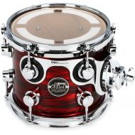 DW Performance Series Mounted Tom - 7 x 8 inch - Antique Ruby Oyster