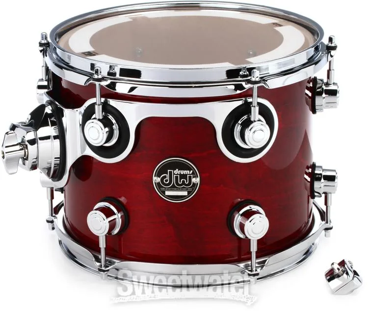  DW Performance Series Mounted Tom - 8 x 10 inch - Cherry Stain Lacquer