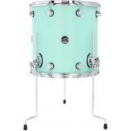 DW Performance Series Floor Tom - 16 x 16 inch - Satin Sea Foam - Sweetwater Exclusive