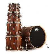 DW Collector's Series Exotic 5-piece Shell Pack - Hard Satin over Santos Rosewood