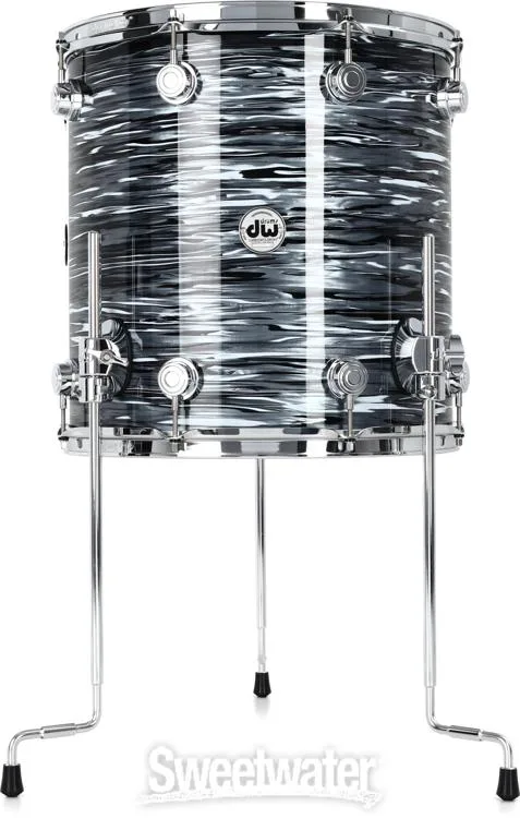  DW Collector's Series FinishPly Shell Pack - 4-piece - Black Oyster