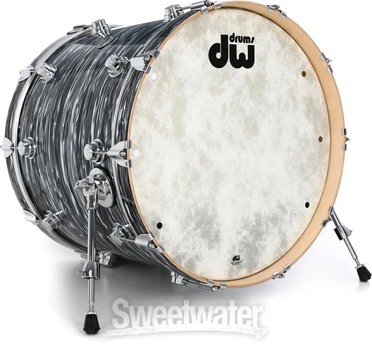  DW Collector's Series FinishPly Shell Pack - 4-piece - Black Oyster