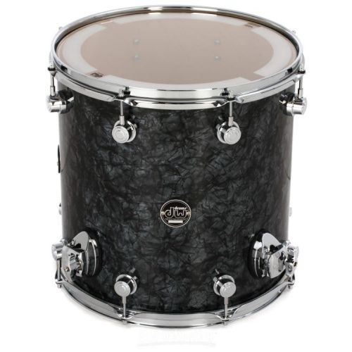  DW Performance Series Floor Tom - 14 x 14 inch - Black Diamond FinishPly