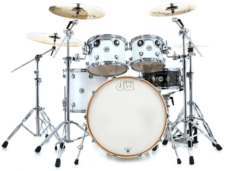  DW DDLG2214WH Design Series 4-piece Shell Pack - Gloss White