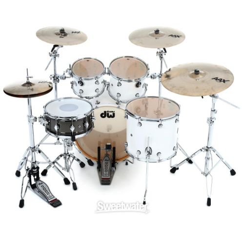  DW DDLG2214WH Design Series 4-piece Shell Pack - Gloss White