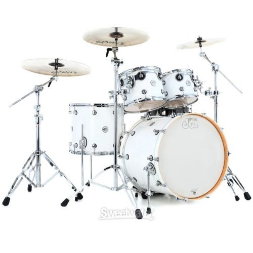  DW DDLG2214WH Design Series 4-piece Shell Pack - Gloss White