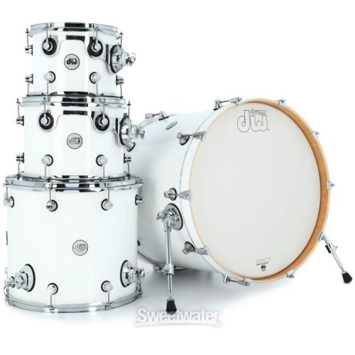 DW DDLG2214WH Design Series 4-piece Shell Pack - Gloss White