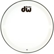 DW Coated/Clear Bass Drumhead - 24 inch