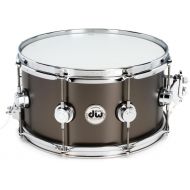 DW Collector's Series Metal Brass Snare Drum - 7 x 13-inch - Satin Black