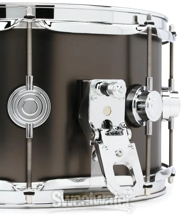  DW Collector's Series Metal Brass Snare Drum - 7 x 13-inch - Satin Black