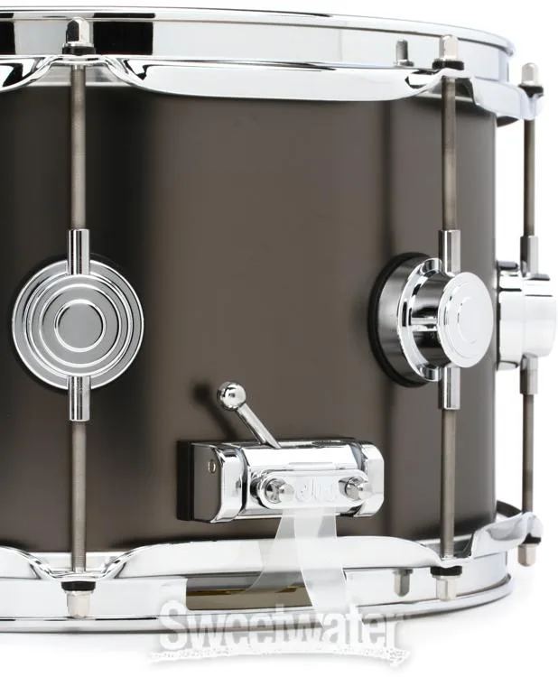  DW Collector's Series Metal Brass Snare Drum - 7 x 13-inch - Satin Black
