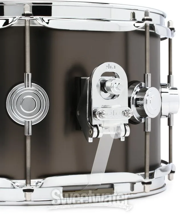  DW Collector's Series Metal Brass Snare Drum - 7 x 13-inch - Satin Black