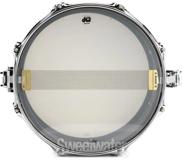  DW Collector's Series Metal Brass Snare Drum - 7 x 13-inch - Satin Black